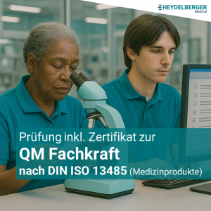 Prüfung inkl. Zertifikat zur QM Fachkraft nach DIN ISO 13485