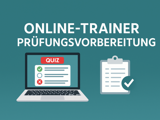 Neu: Kostenfreie Online-Trainer zur Prüfungsvorbereitung